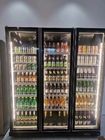 Το ψυγείο μπύρας ψυγείων επίδειξης υπεραγορών όρθιο πίνει το δοχείο ψύξης ποτών