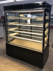 προθήκη γυαλιού αρτοποιείων 1.5m, κάθετο ψυγείο επίδειξης σοκολάτας ζύμης κέικ επιδορπίων