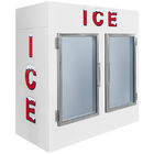 Διπλός ψυκτήρας δοχείων αποθήκευσης πάγου πορτών εσωτερικός κατεψυγμένος τοποθετημένος σε σάκκο αποθήκευση