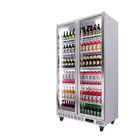 Εμπορικό ψυγείο πορτών γυαλιού ποτών, 1 κάθετο δοχείο ψύξης επίδειξης πορτών