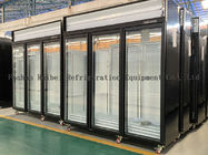 Υπεραγορά 3 όρθιο showacase ψυκτήρων πορτών γυαλιού ψυγείων -22C επίδειξης πορτών