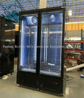 Εμπορικά ψυκτήρων ψηφιακού ελέγχου γυαλιού πορτών ανεμιστήρων δροσίζοντας καταψυκτών τρόφιμα και παγωτό επίδειξης παγωμένα