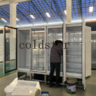 Χονδρικός υπεραγορών γυαλιού πορτών επίδειξης ψυκτήρας ψυγείων ψυκτήρων εμπορικός