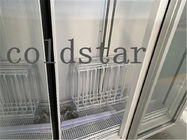Κάθετος ψυκτήρας ψυγείων επίδειξης παγωτού πορτών γυαλιού ψυκτήρων 2000L υπεραγορών