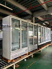 Εμπορικοί διπλοί πορτών ψυκτήρων γυαλιού ψυκτήρες ψυγείων επίδειξης πορτών όρθιοι
