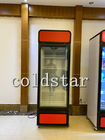 Όρθιο ψυγείο ψυκτήρων πορτών γυαλιού προθηκών επίδειξης υπεραγορών 450L