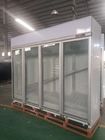Κρύα πιό ψυχρή κατεψυγμένη υπεραγορά προθήκη πορτών γυαλιού ψυγείων επίδειξης ποτών