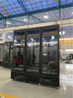 1500L ανεμιστήρας πορτών γυαλιού τον εμπορικό όρθιο κάθετο ψυκτήρα υπεραγορών ψυγείων προθηκών