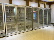 Εμπορική επίδειξης ψυγείων ψυκτήρων πολυ προθήκη παγώματος πορτών κάθετη