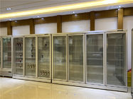 Νέο ύφους όρθιο ποτών δοχείο ψύξης πορτών γυαλιού ψυγείων καταστημάτων προθηκών εμπορικό όρθιο πιό δροσερό