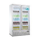 Πιό δροσερή όρθια προθήκη ψυγείων επίδειξης ποτών πορτών γυαλιού για την υπεραγορά