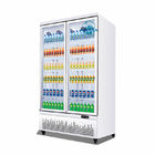 Κατακόρυφα αυτόματος-ξεπαγωμένη εμπορική επίδειξη ψυκτήρων ψυγείων πορτών γυαλιού υπεραγορών για το ποτό/την μπύρα/το γάλα