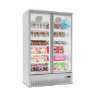 -22C όρθιος ψυκτήρας επίδειξης παγωμένων τροφίμων υπεραγορών ψυγείων πορτών γυαλιού