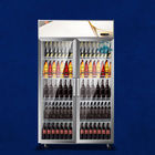 Κρύο ψυγείο ψυγείων επίδειξης ποτών μπύρας πορτών γυαλιού υπεραγορών Comercial