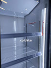 Πιό δροσερό ψυγείο ψυγείων πορτών γυαλιού επίδειξης αερόψυξης εξοπλισμού υπεραγορών
