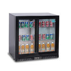 220L η διπλή πόρτα γυαλιού κάτω από το αντίθετο πίσω δοχείο ψύξης φραγμών αγοράζει το πιό δροσερό ψυγείο μπύρας