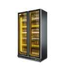 Όρθιο ψυγείο πορτών γυαλιού ανεμιστήρων το δροσίζοντας για πωλεί το ψυγείο επίδειξης ενεργειακών ποτών τεράτων