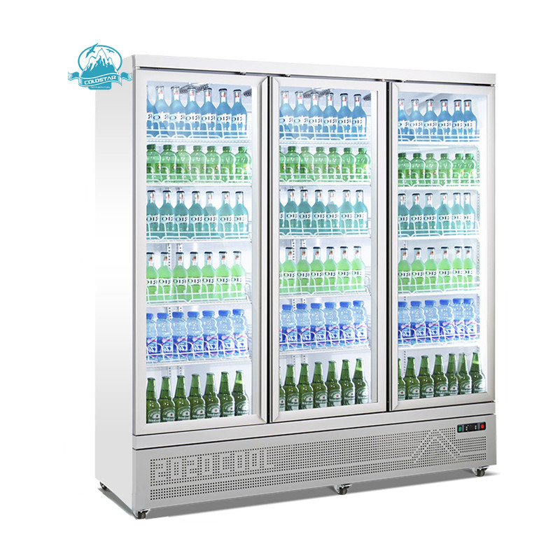Τιμή 3 εργοστασίων όρθιος πιό δροσερός ψυκτήρας ψυγείων ψυγείων επίδειξης ποτών πορτών γυαλιού