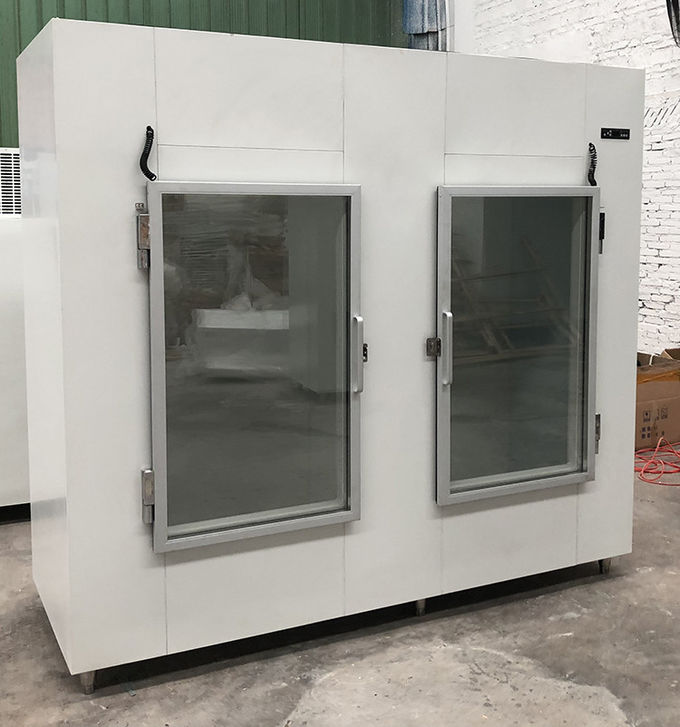 Δύο πορτών εσωτερικό πάγου εμπόρων κρύο σώμα χάλυβα τοίχων χρωματισμένο τύπος 6