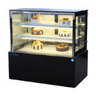 ψυγείο επίδειξης κέικ 4ft εμπορικό με την πίσω συρόμενη πόρτα 1200*660*1200mm γυαλιού