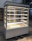 Ψυγείο επίδειξης αρτοποιείων, πίσω συρόμενη πόρτα γυαλιού προθηκών κέικ 1.2M