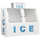 Ο διπλός έμπορος πάγου πορτών ραπίσματος για τον τοποθετημένο σε σάκκο πάγο βενζινάδικων