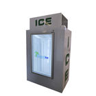 Εμπορικό δοχείο ψύξης κύβων πάγου ψυκτήρων αποθήκευσης πάγου πορτών γυαλιού για την πώληση