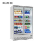 Εμπορικό ποτών πιό δροσερό ψυγείο επίδειξης προθηκών γυαλιού κατεψυγμένο πόρτα