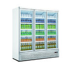 Φρέσκο κρατώντας εμπορικό γυαλιού πορτών ποτών δοχείο ψύξης επίδειξης ψυγείων ψυγείων προωθητικό προσαρμοσμένο