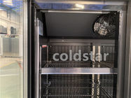 Εμπορικός ψυκτήρας ψυγείων με γυαλιού την ενιαία προθήκη ψυκτήρων πορτών όρθια για την υπεραγορά