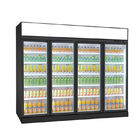 Ανεμιστήρων περίπτωση επίδειξης ψυγείων πορτών γυαλιού υπεραγορών προθηκών μη αλκοολούχων ποτών ψύξης πιό ψυχρή