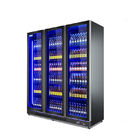Εμπορικό όρθιο δοχείο ψύξης ψυγείων μπύρας επίδειξης πορτών γυαλιού προθηκών