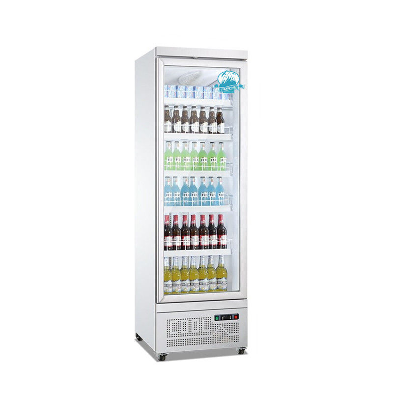 R290 εμπορικός διπλός γυαλιού πορτών ποτών όρθιος ψυκτήρας Showcas ψυγείων υπεραγορών ψυγείων ποτών επίδειξης πιό δροσερός