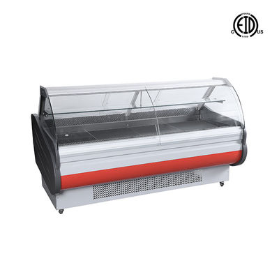 Μπροστινός ανοιχτών πορτών αντίθετος έμπορος ψυγείων επίδειξης τροφίμων Deli πιό δροσερός μαγειρευμένος υπεραγορά